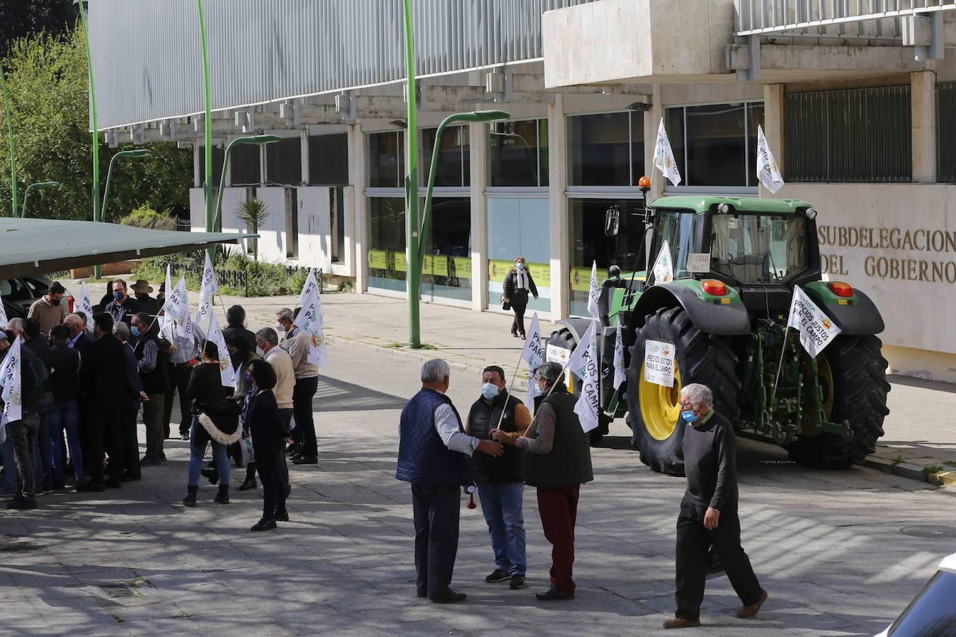 La protesta de los agricultores contra el Gobierno en Córdoba, en imágenes