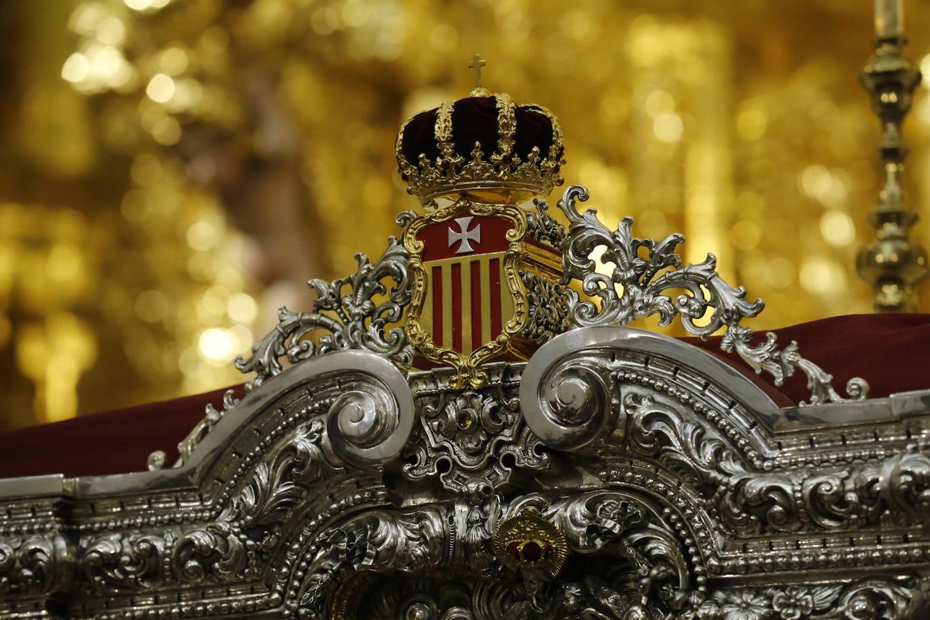 El nuevo respiradero del paso de la Virgen de la Merced de Córdoba, en imágenes