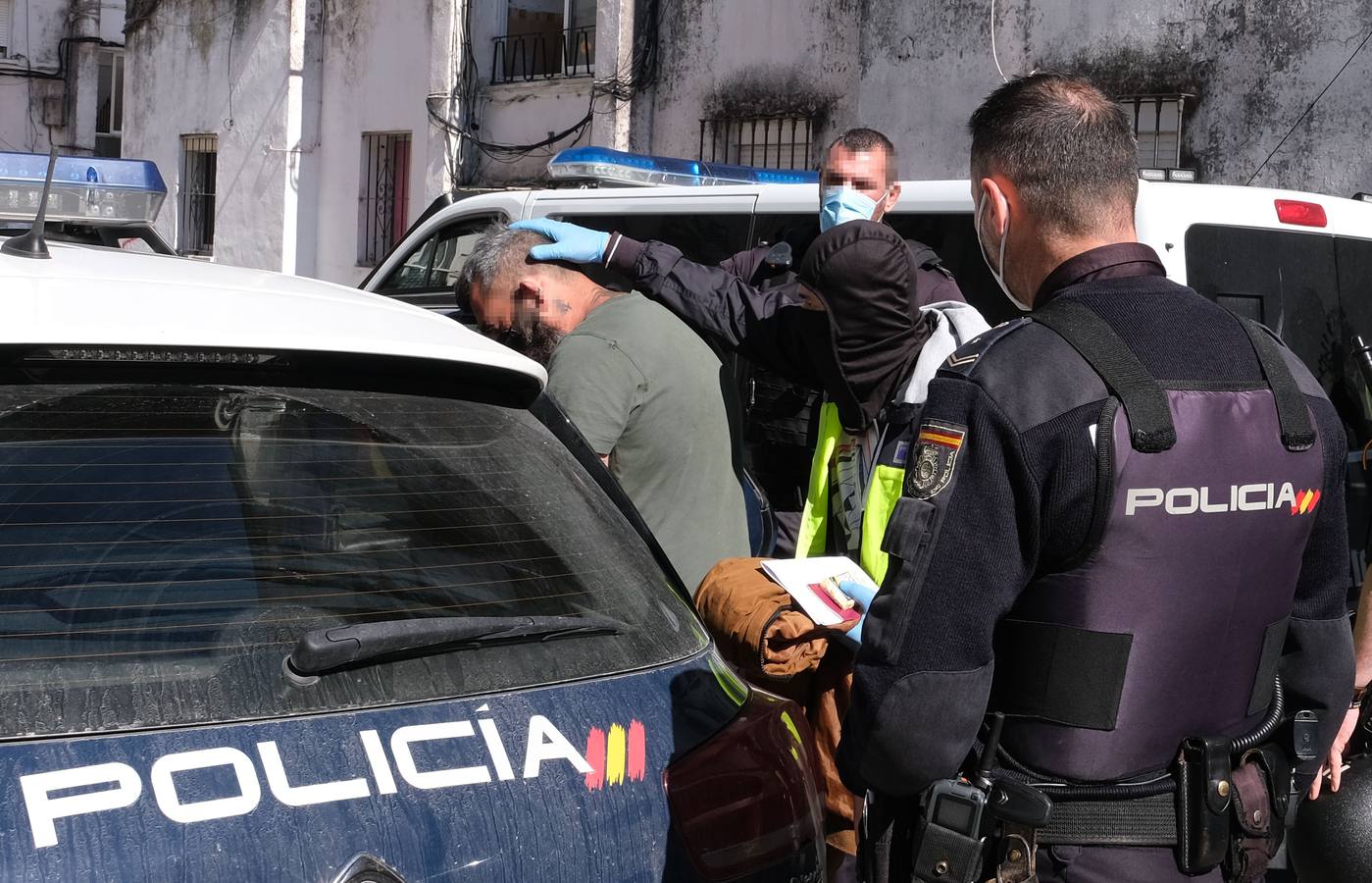 Operación antidroga en Los Milagros