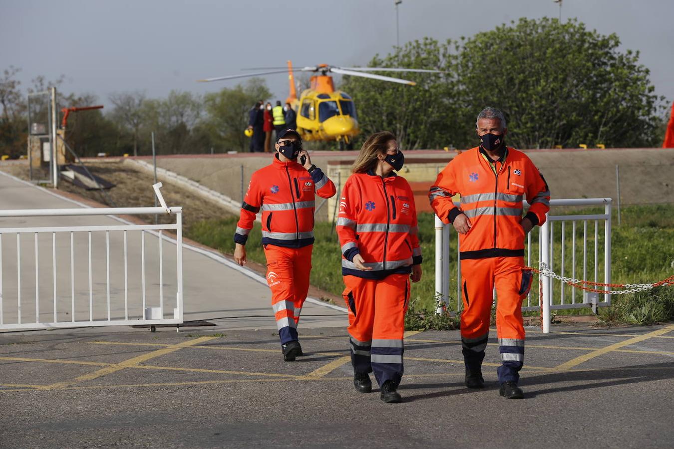 La presentación en Córdoba de los helicópteros del 061, en imágenes