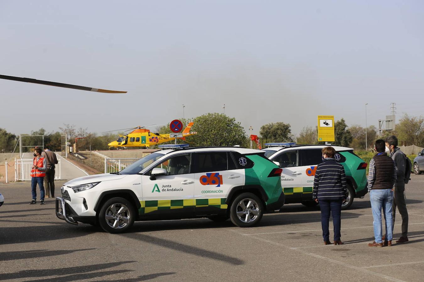 La presentación en Córdoba de los helicópteros del 061, en imágenes