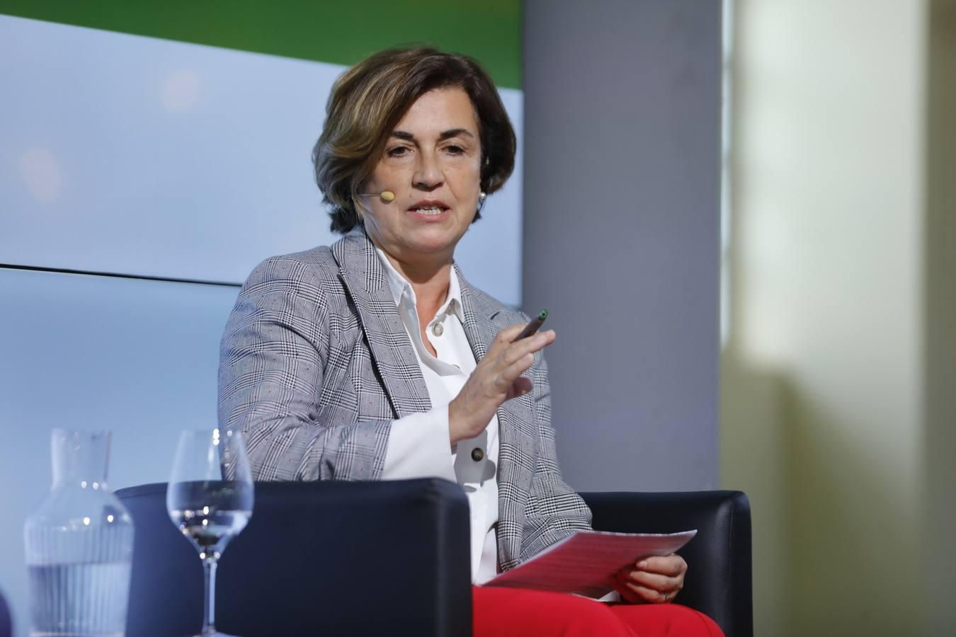 Ángeles Santamaría, CEO de Iberdrola España, durante el acto de presentación