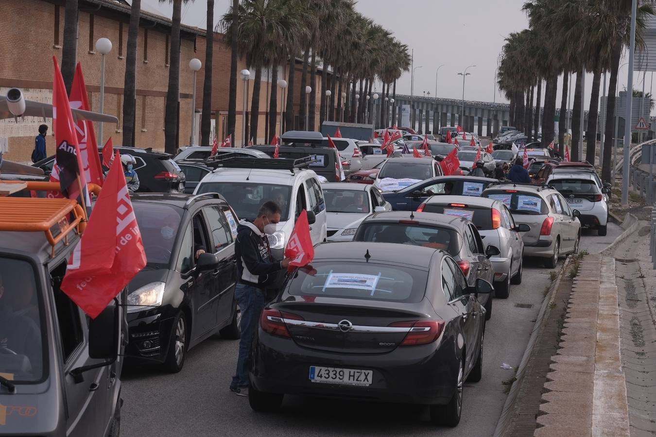 FOTOS: Airbus colapsa Cádiz con sus protestas