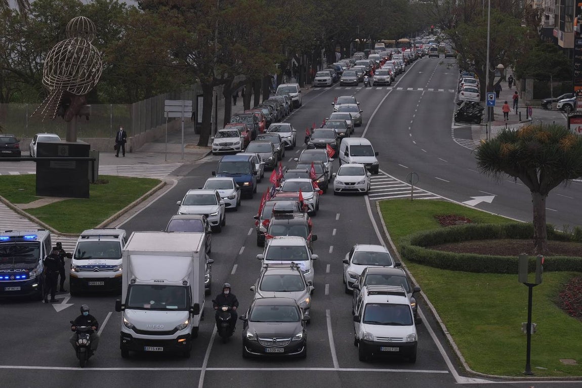 FOTOS: Airbus colapsa Cádiz con sus protestas