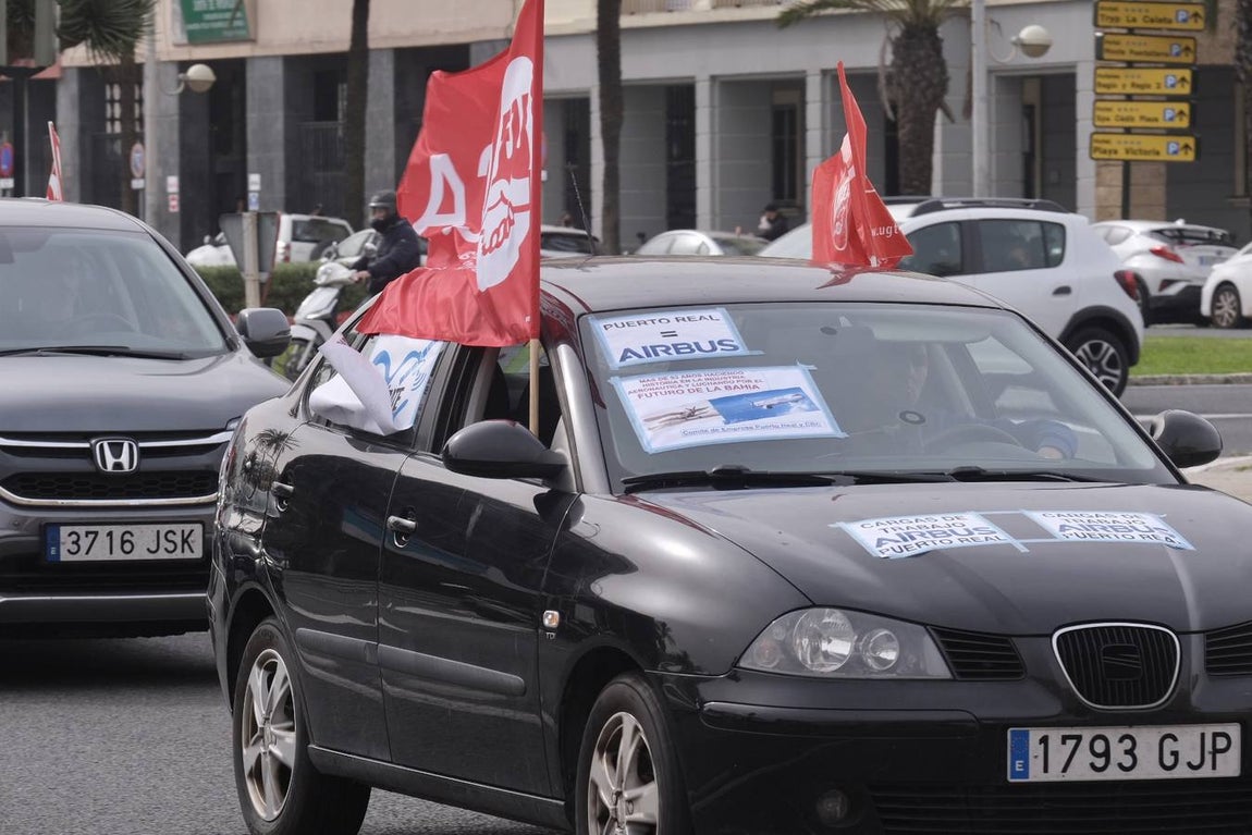 FOTOS: Airbus colapsa Cádiz con sus protestas