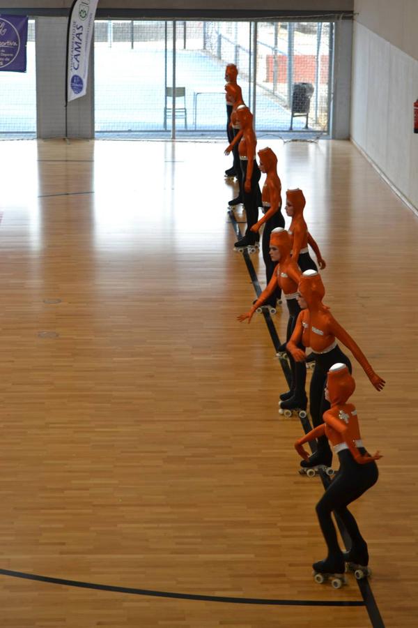 Show junior 'Conectadas', del CP Loreto, primer clasificado del Campeonato de Andalucía de Grupos Show y Cuarrtetos