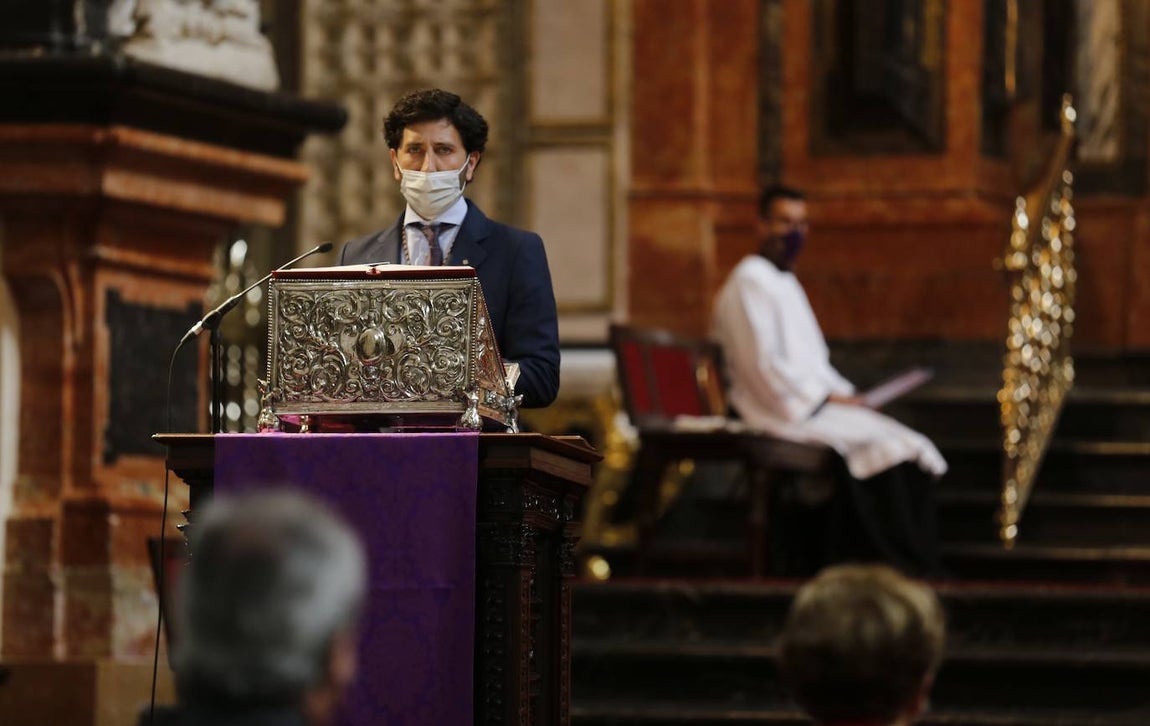 Semana Santa de Córdoba 2021 | Las imágenes del acto conjunto del Lunes Santo en la Catedral