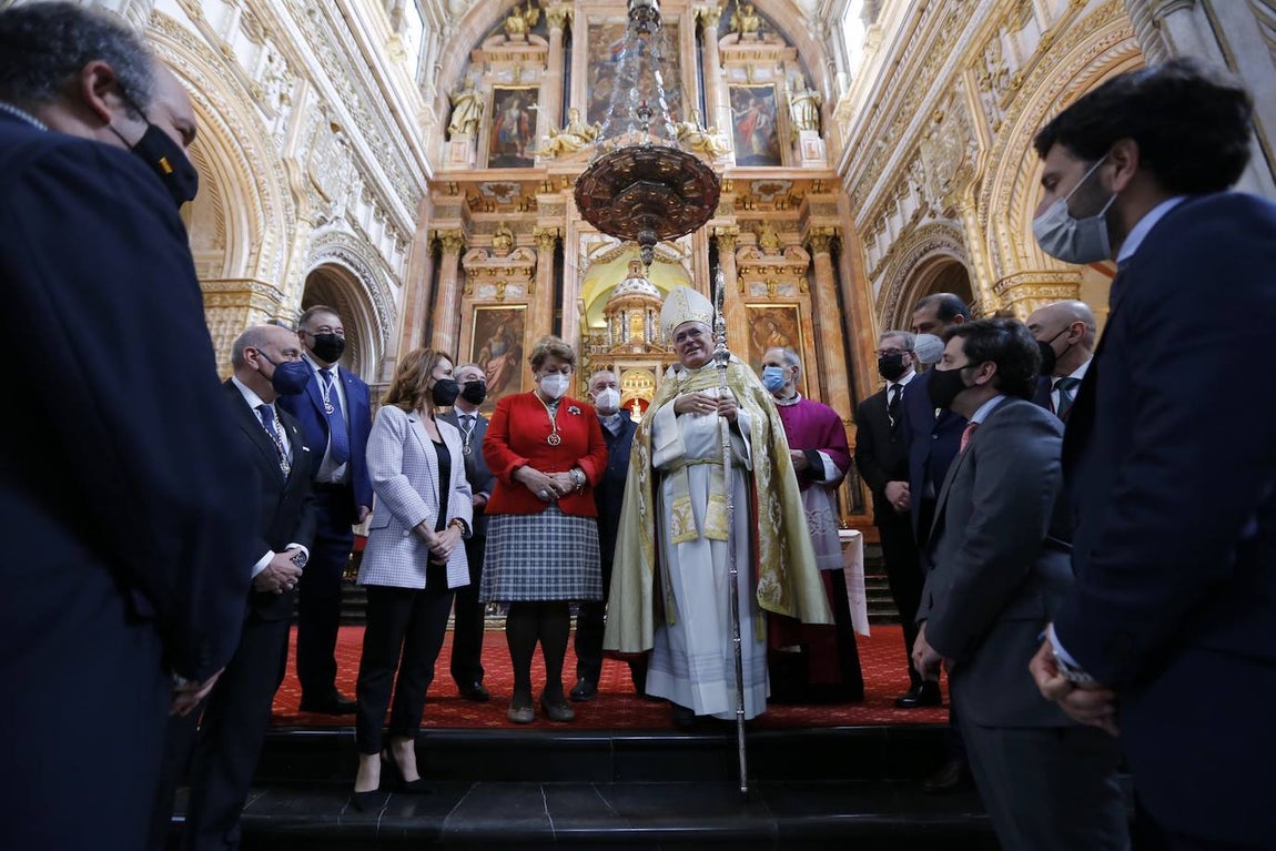 Semana Santa de Córdoba 2021 | Las imágenes del acto conjunto del Lunes Santo en la Catedral