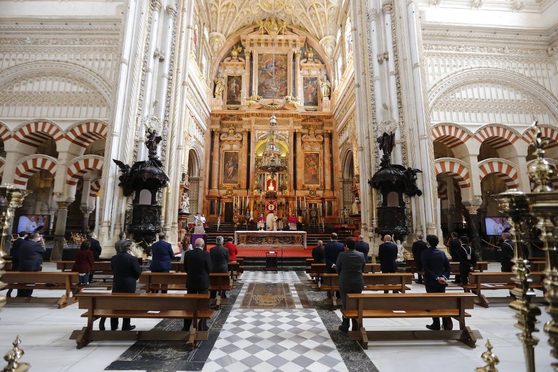 Semana Santa de Córdoba 2021 | Las imágenes del acto conjunto del Lunes Santo en la Catedral