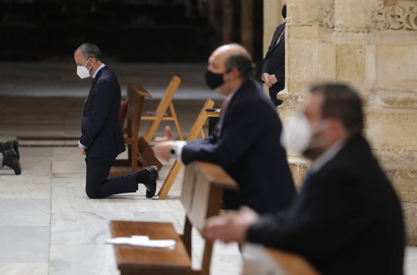 Semana Santa Córdoba 2021| Las imágenes del acto de las cofradías de Miércoles Santo en la Catedral