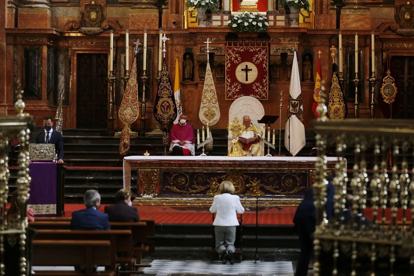 Semana Santa Córdoba 2021| Las imágenes del acto de las cofradías de Miércoles Santo en la Catedral