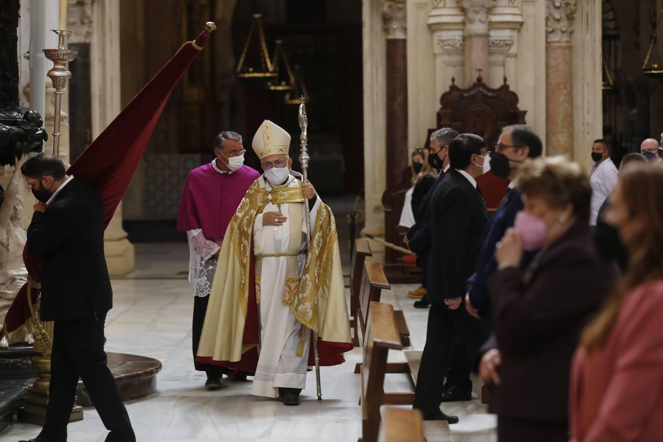 Semana Santa Córdoba 2021| Las imágenes del acto de las cofradías de Miércoles Santo en la Catedral