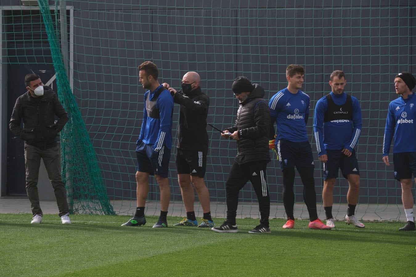 FOTOS: Akapo, la novedad en el entrenamiento del Cádiz CF