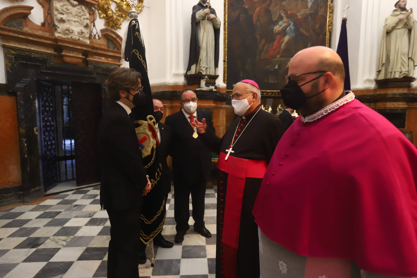 Semana Santa de Córdoba 2021 | Las imágenes del acto conjunto el Jueves Santo en la Catedral