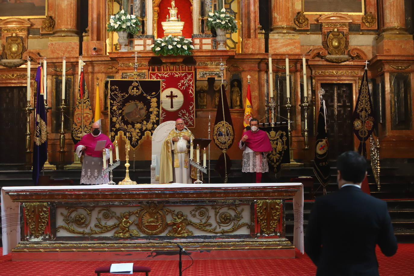 Semana Santa de Córdoba 2021 | Las imágenes del acto conjunto el Jueves Santo en la Catedral