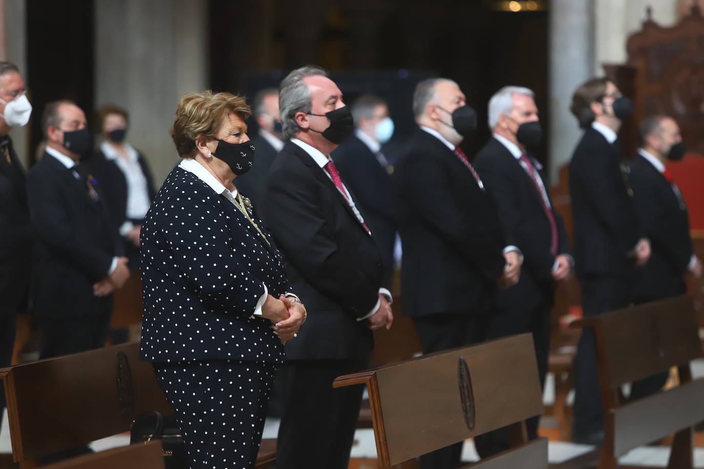 Semana Santa de Córdoba 2021 | Las imágenes del acto conjunto el Jueves Santo en la Catedral