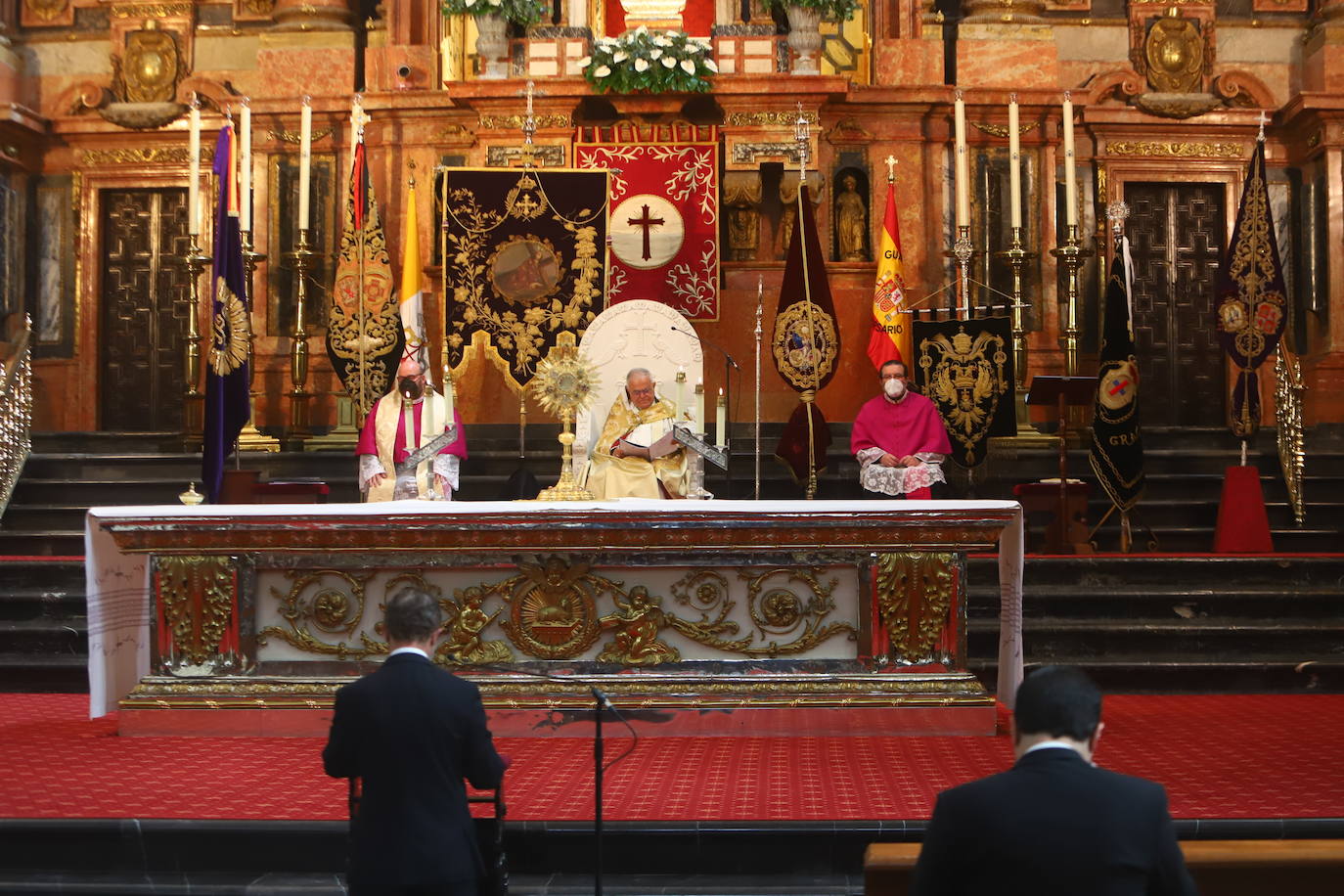 Semana Santa de Córdoba 2021 | Las imágenes del acto conjunto el Jueves Santo en la Catedral