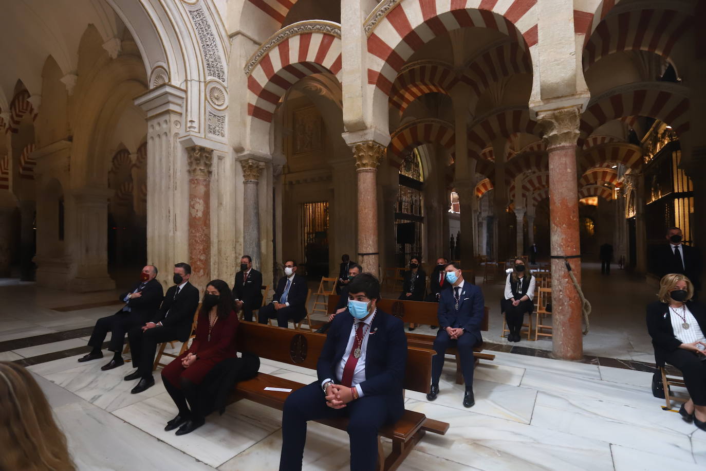 Semana Santa de Córdoba 2021 | Las imágenes del acto conjunto el Jueves Santo en la Catedral