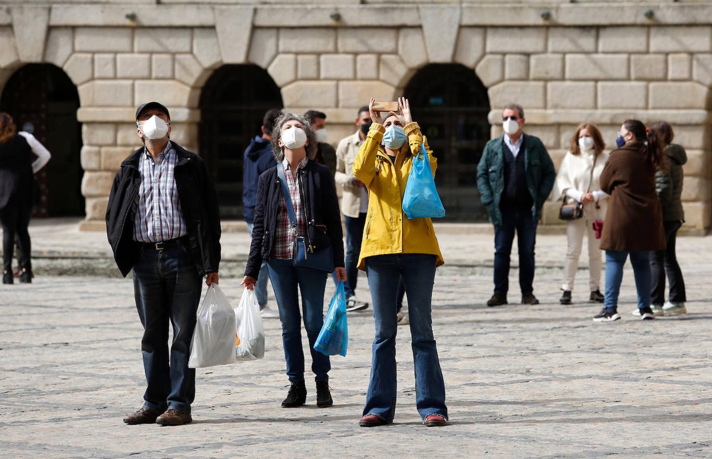 Goteo de turistas en Toledo en Semana Santa