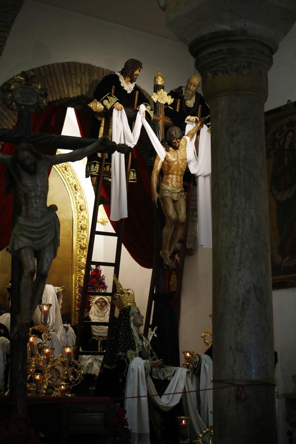 Semana Santa de Córdoba 2021 | Las imágenes del Descendimiento el Viernes Santo