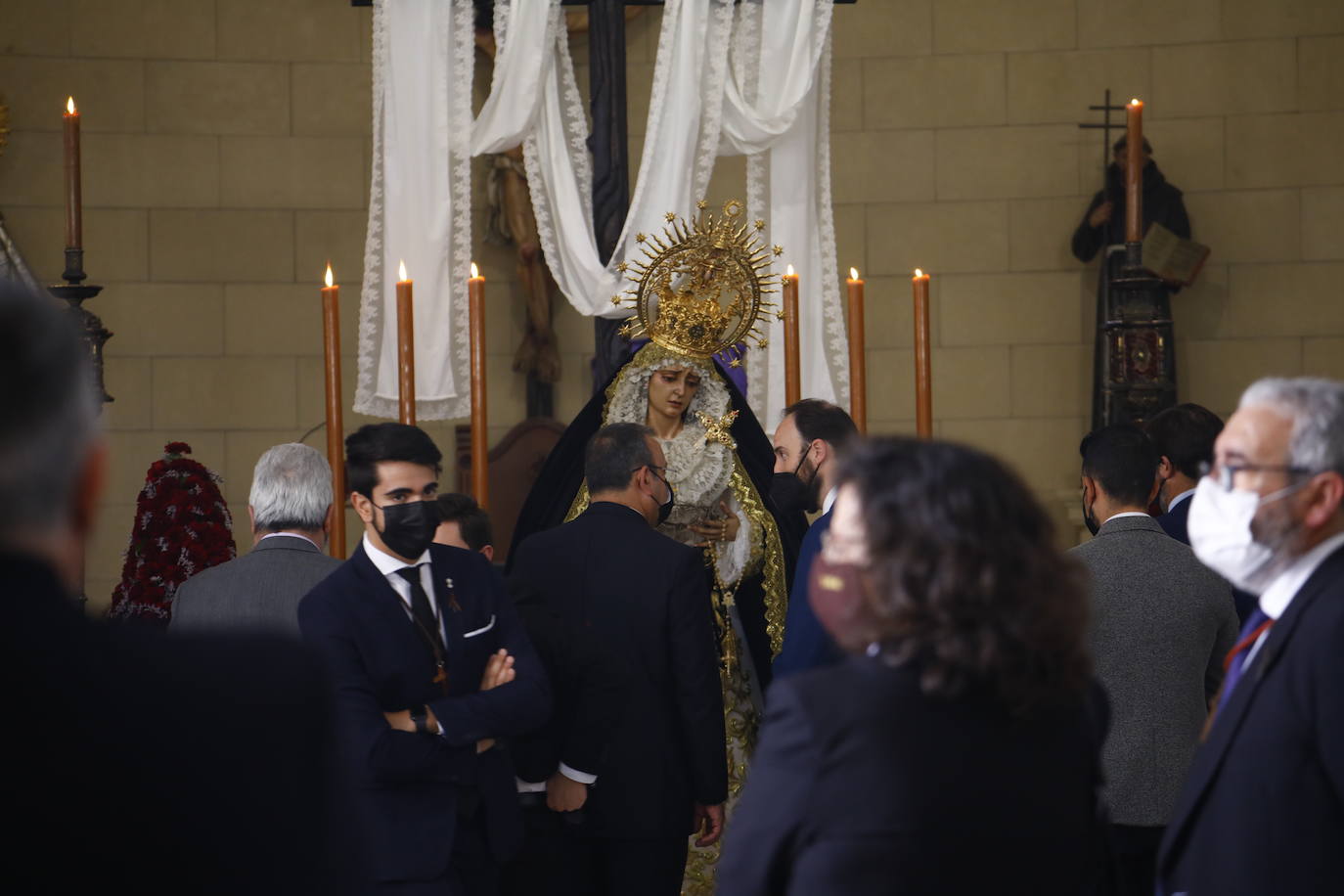 Semana Santa de Córdoba 2021 | Las imágenes de la Soledad en el Viernes Santo