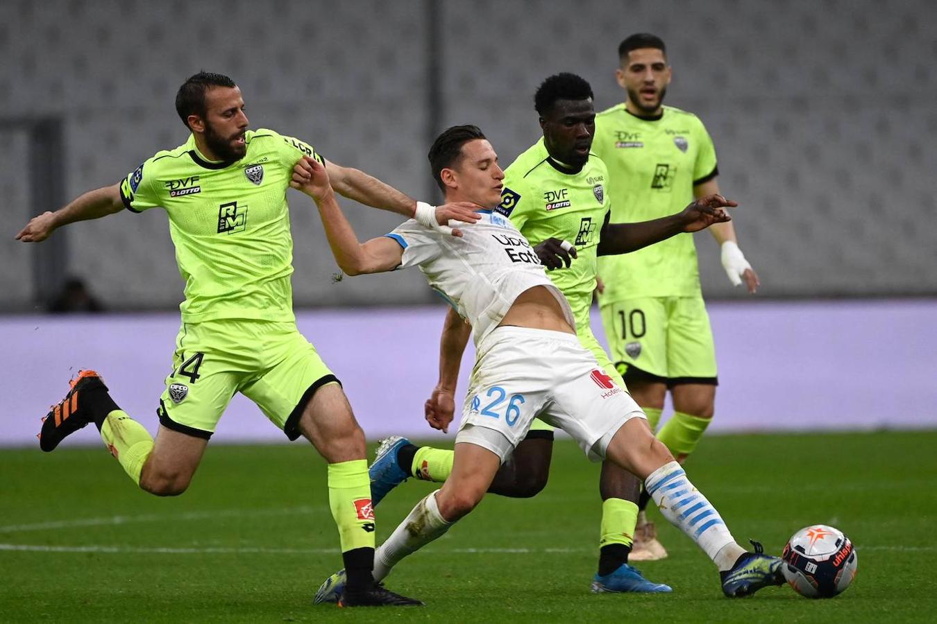 Thauvin. Posición: atacante. Equipo actual: Olympique de Marsella. Edad: 28. Valor de mercado: 32 millones.