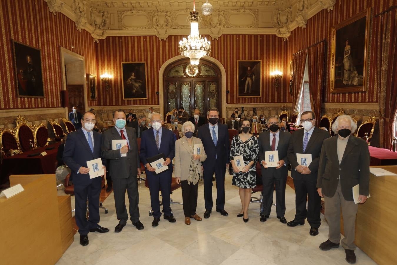 Homenaje a Manuel del Valle en el Ayuntamiento de Sevilla