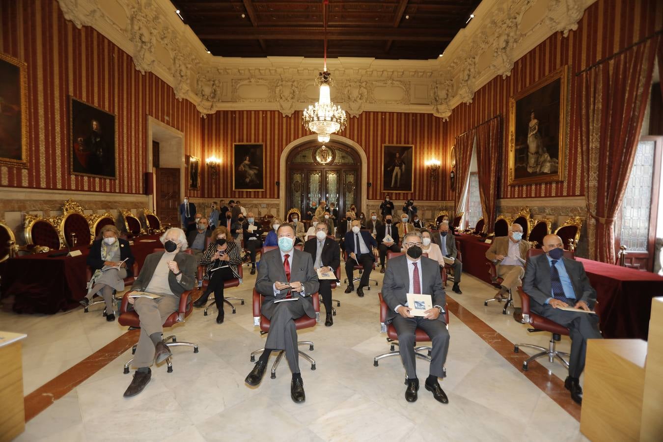 Homenaje a Manuel del Valle en el Ayuntamiento de Sevilla