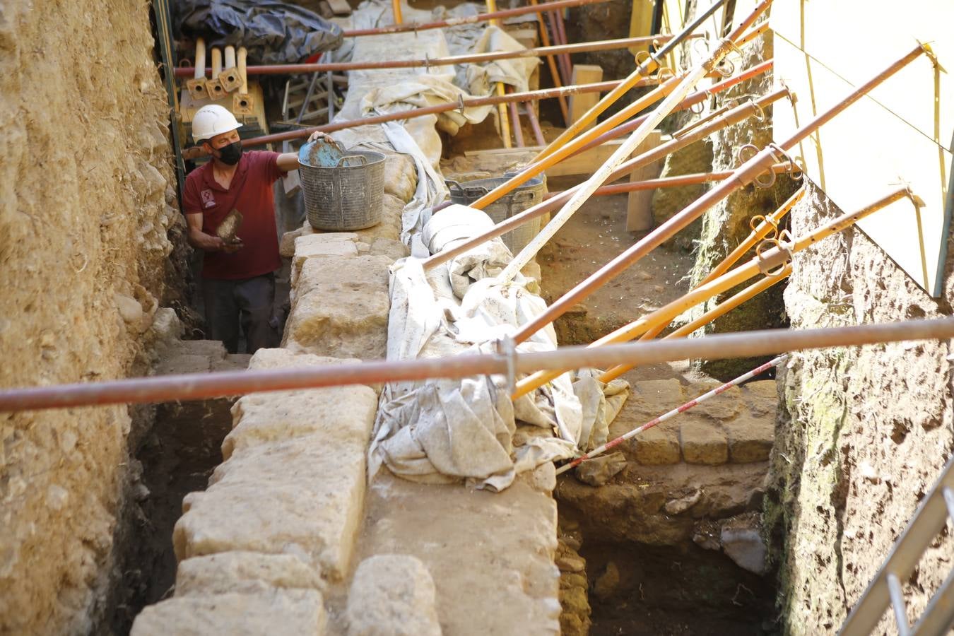 El nuevo hallazgo arqueológico en la Mezquita-Catedral de Córdoba, en imágenes