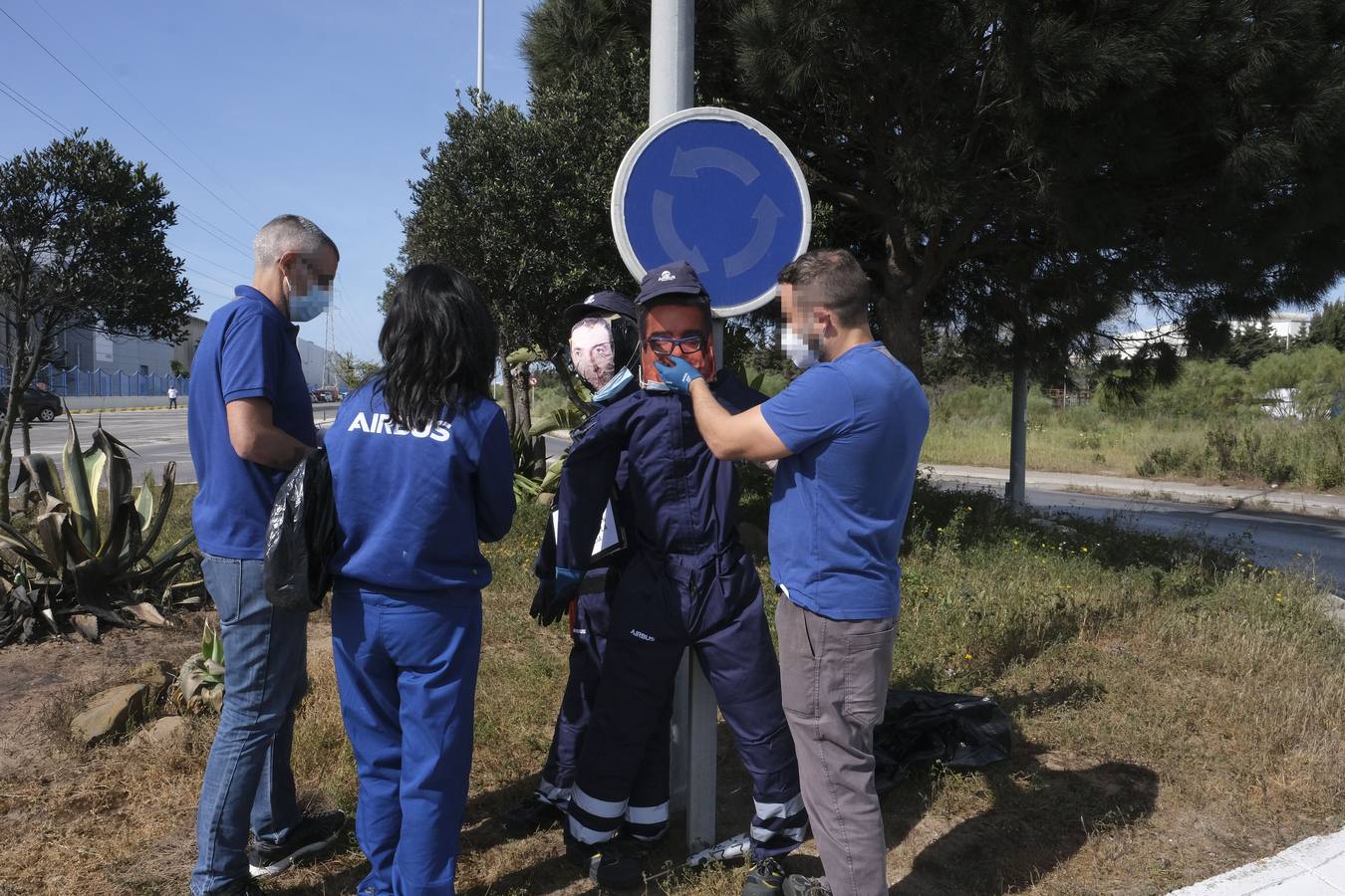 Fotos: nueva jornada de protestas en Airbus Puerto Real