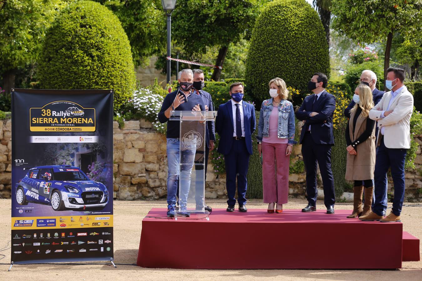 La presentación del Rallye Sierra Morena de Córdoba, en imágenes