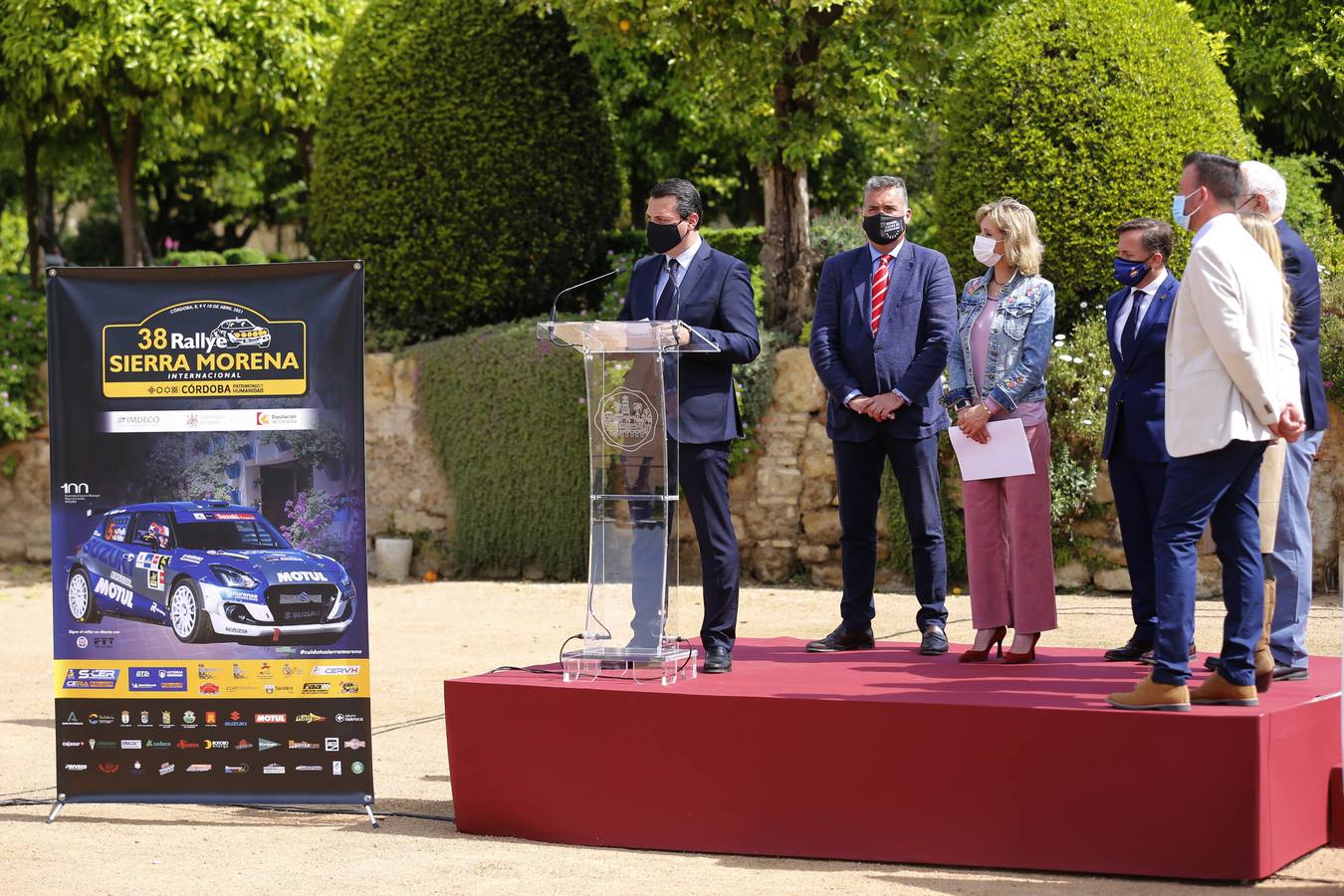 La presentación del Rallye Sierra Morena de Córdoba, en imágenes