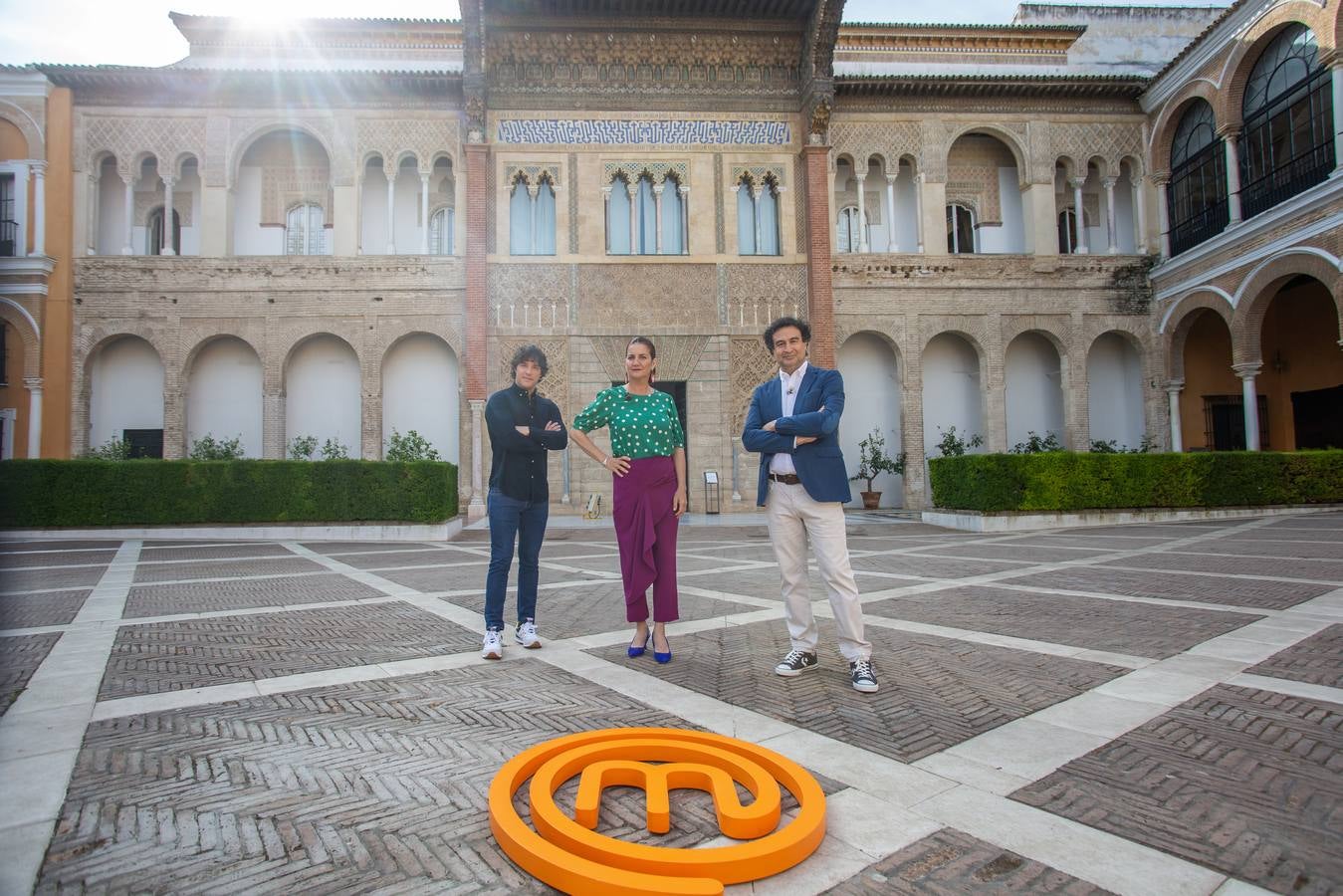 Grabación del programa MasterChef en los Reales Alcázares de Sevilla