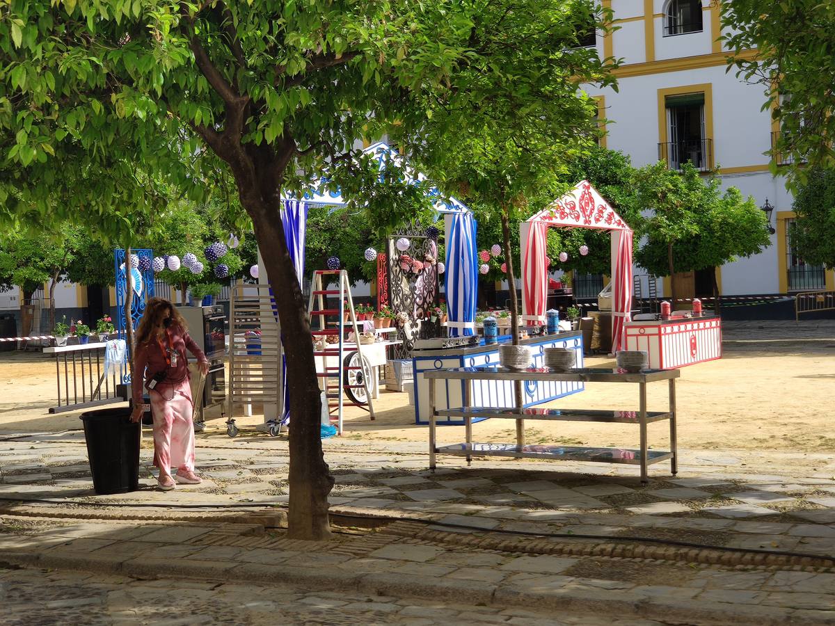 Grabación del programa MasterChef en los Reales Alcázares de Sevilla