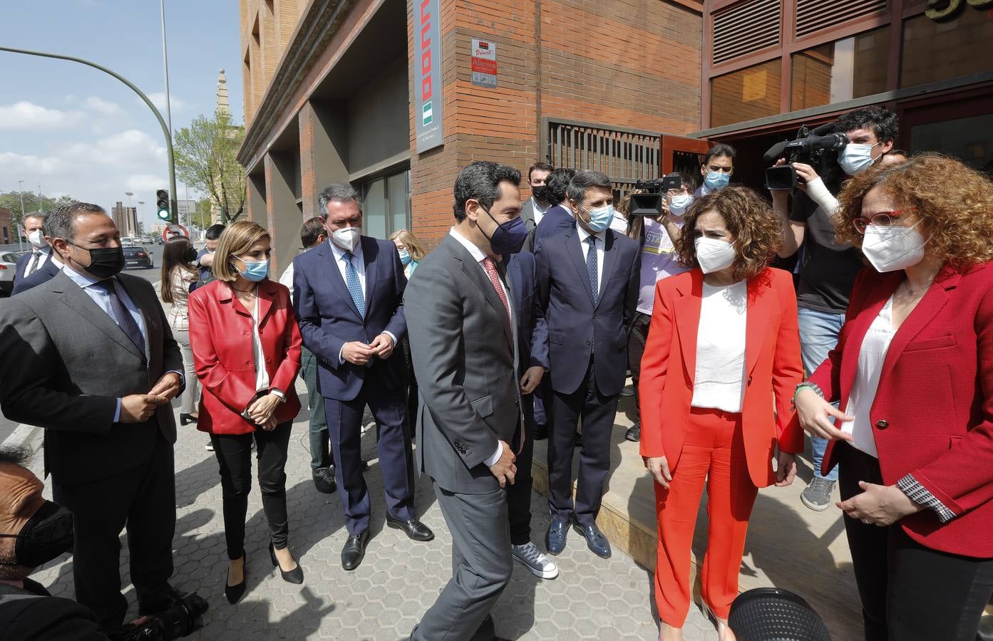 Inauguración de la nueva sede de CCOO en Sevilla