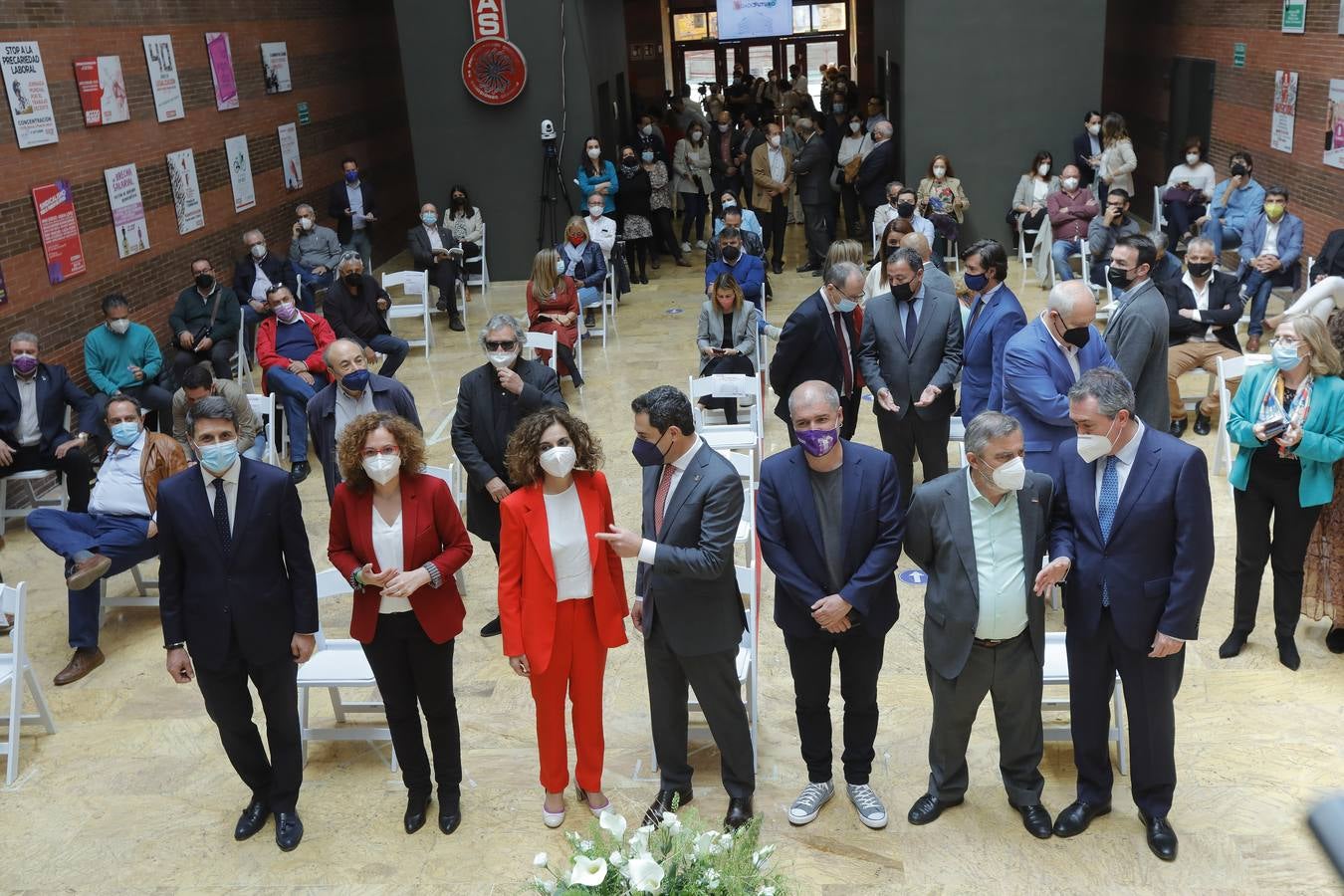 Inauguración de la nueva sede de CCOO en Sevilla