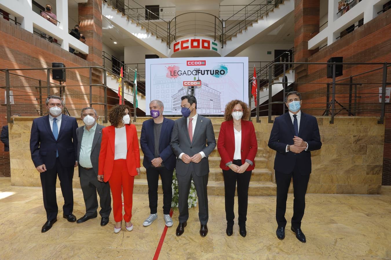 Inauguración de la nueva sede de CCOO en Sevilla