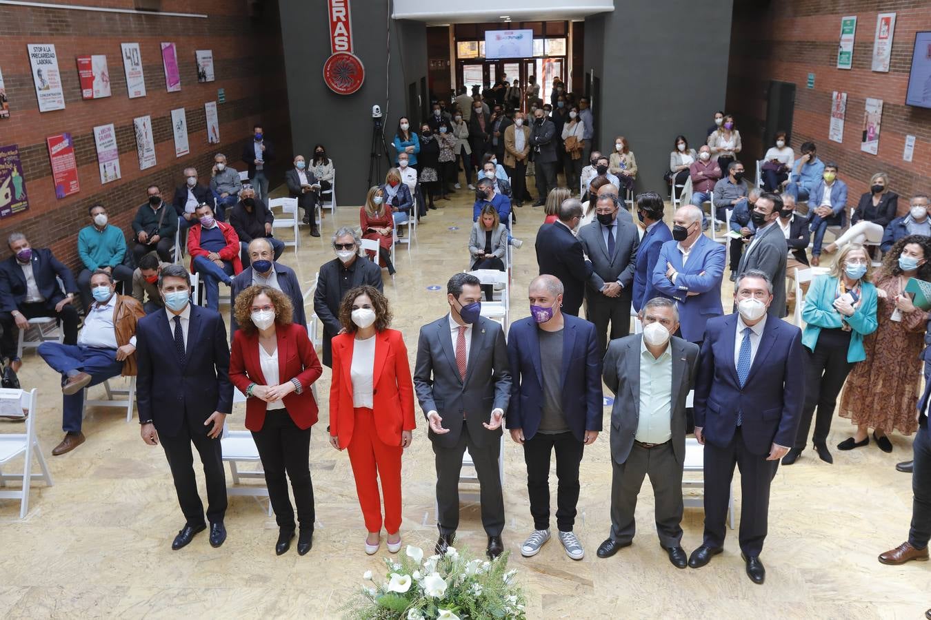 Inauguración de la nueva sede de CCOO en Sevilla