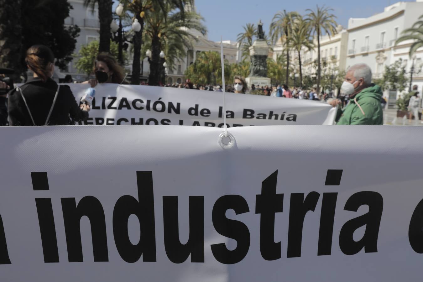 Manifestación por la reindustrialización de la Bahía de Cádiz