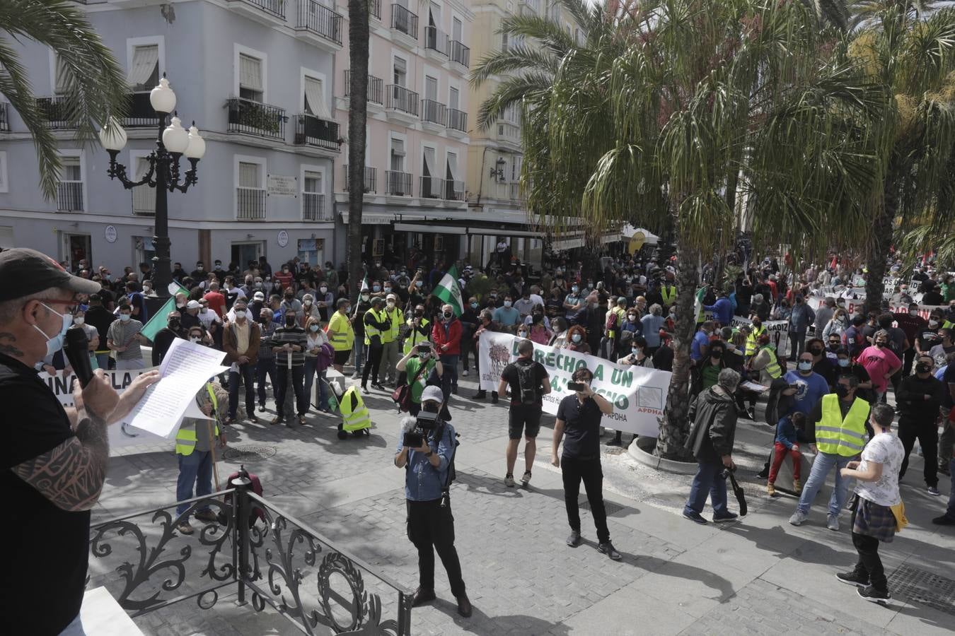 Manifestación por la reindustrialización de la Bahía de Cádiz