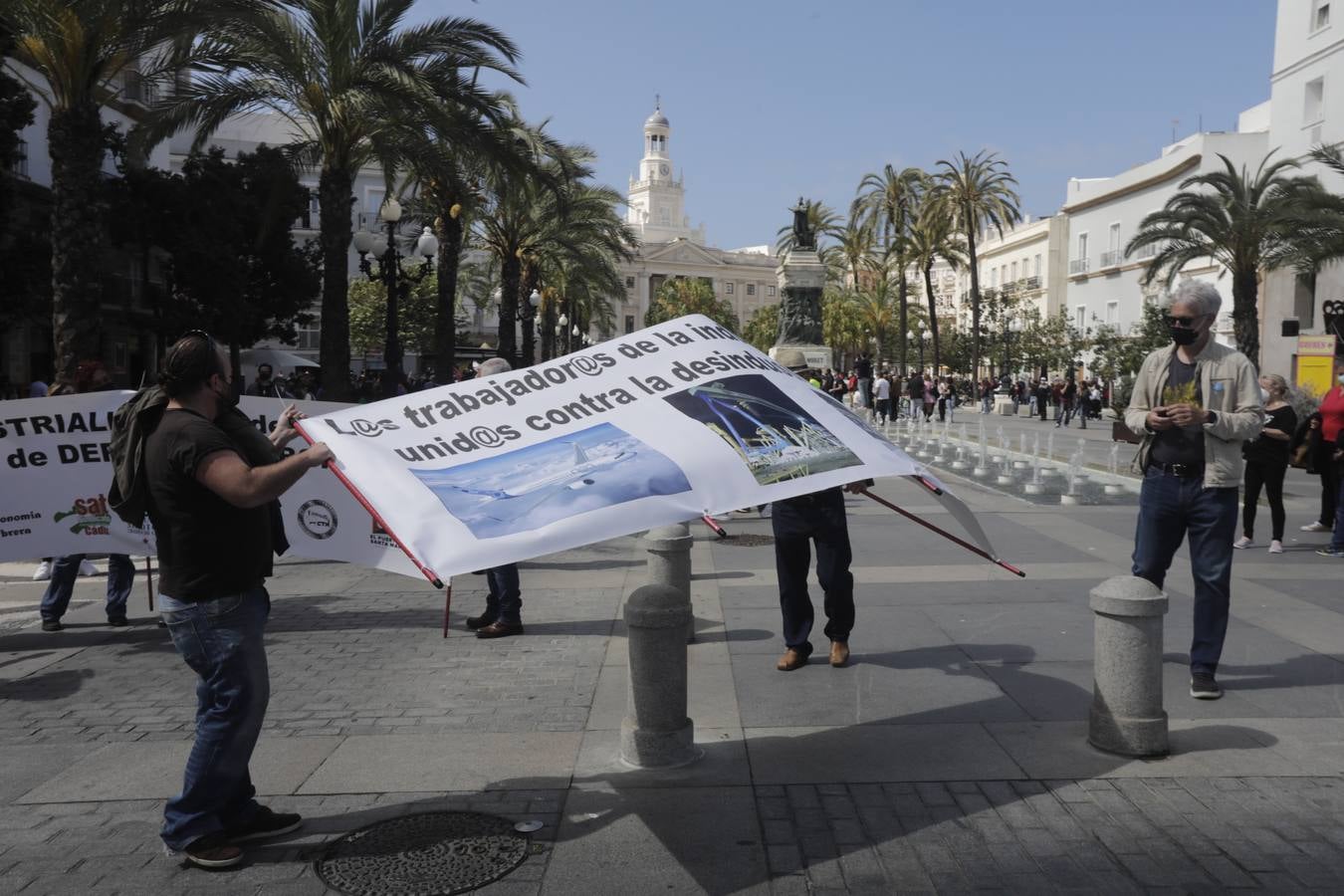 Manifestación por la reindustrialización de la Bahía de Cádiz