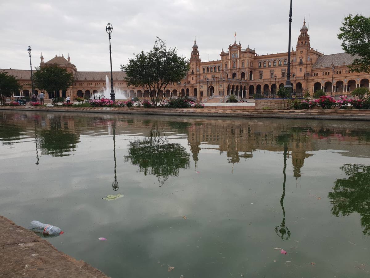 Mal estado de algunos de los parques de Sevilla