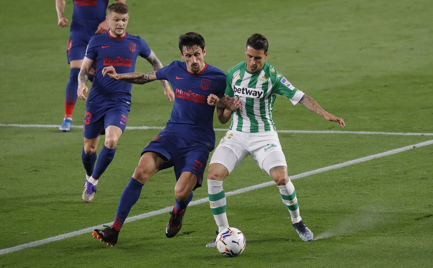 Partido entre el Betis y el Atlético de Madrid