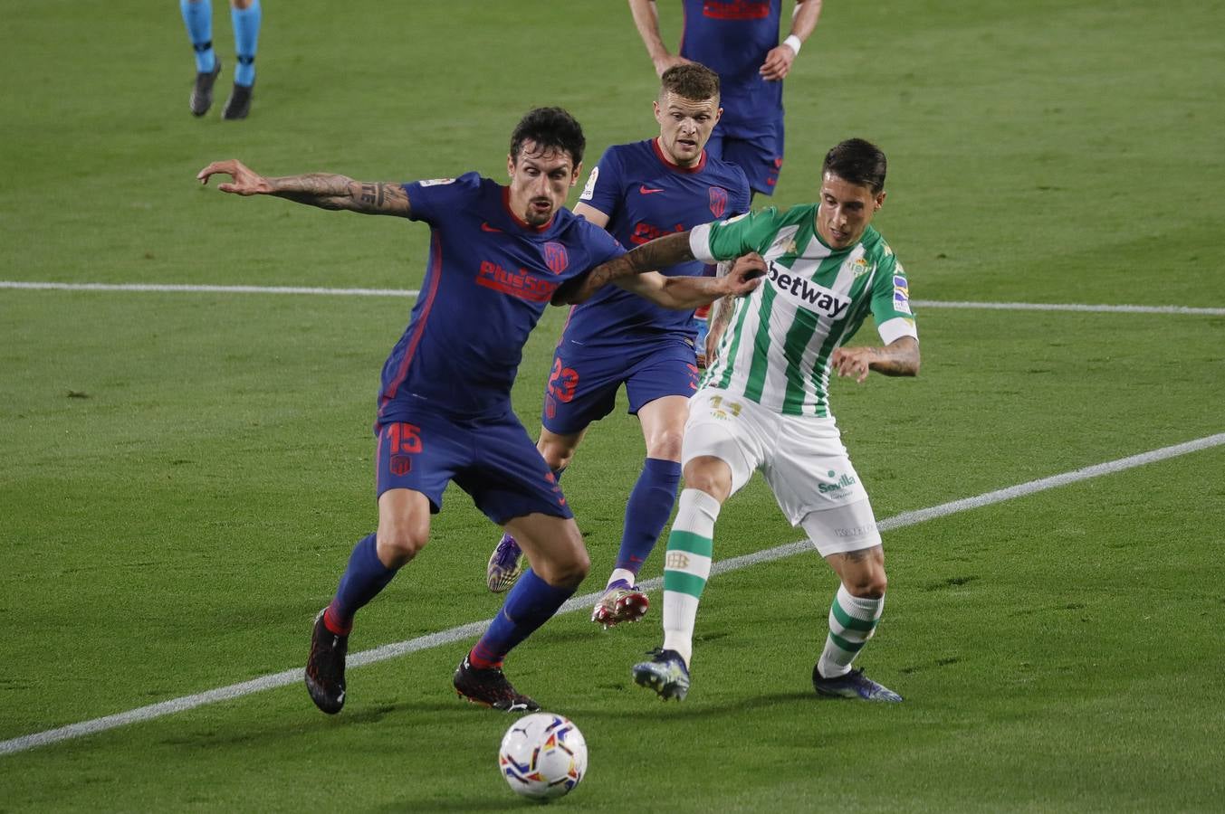 Partido entre el Betis y el Atlético de Madrid