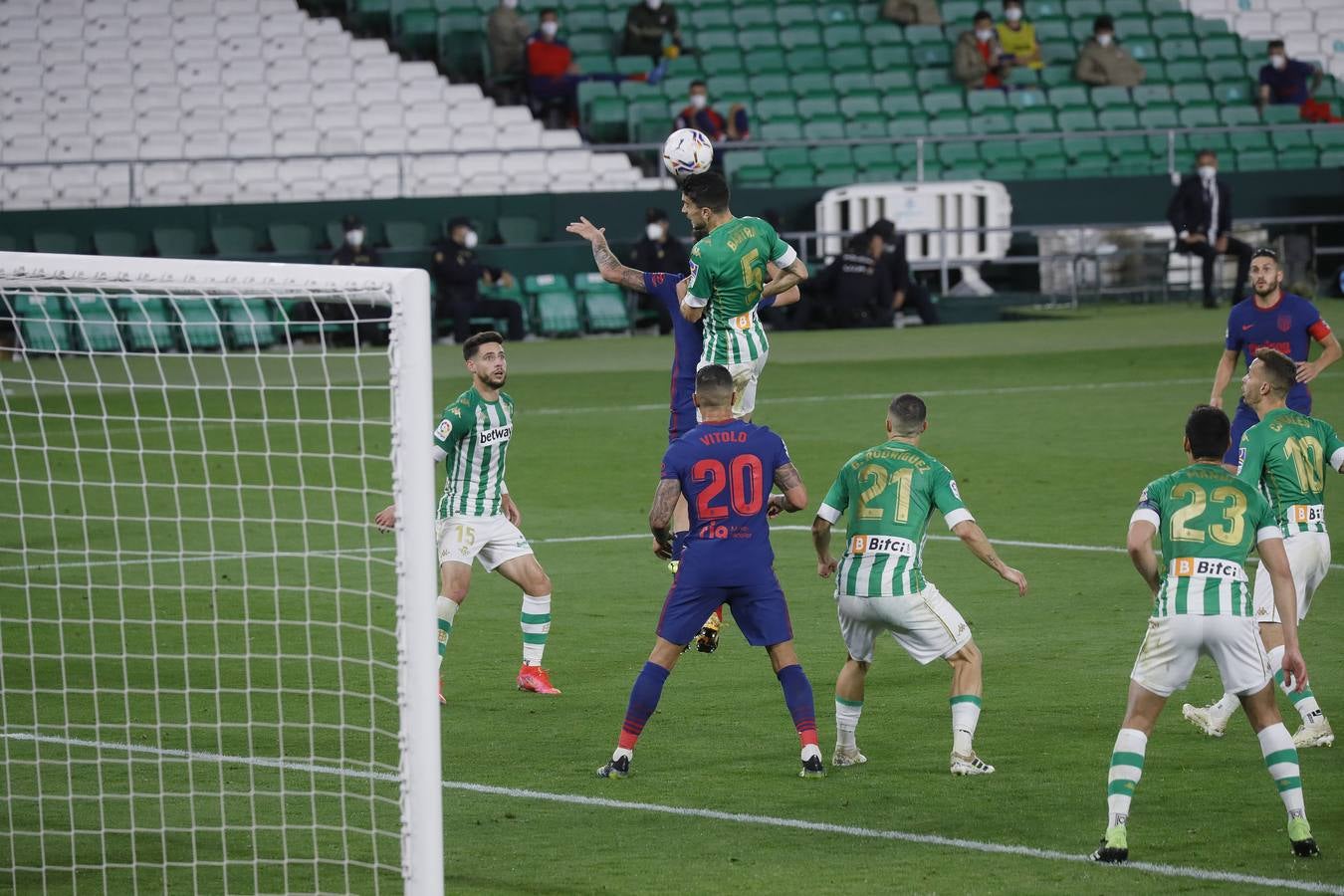 Partido entre el Betis y el Atlético de Madrid