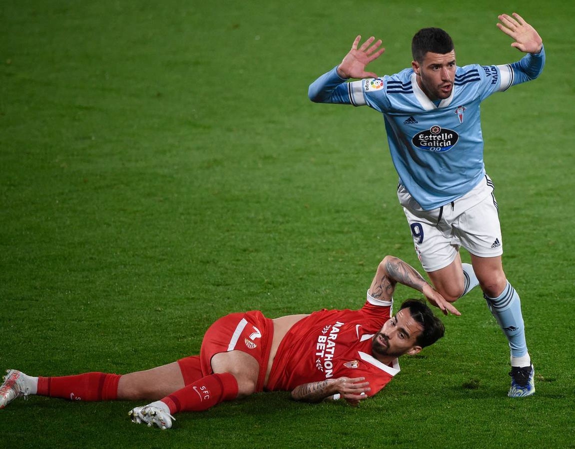 Partido entre el Celta y el Sevilla