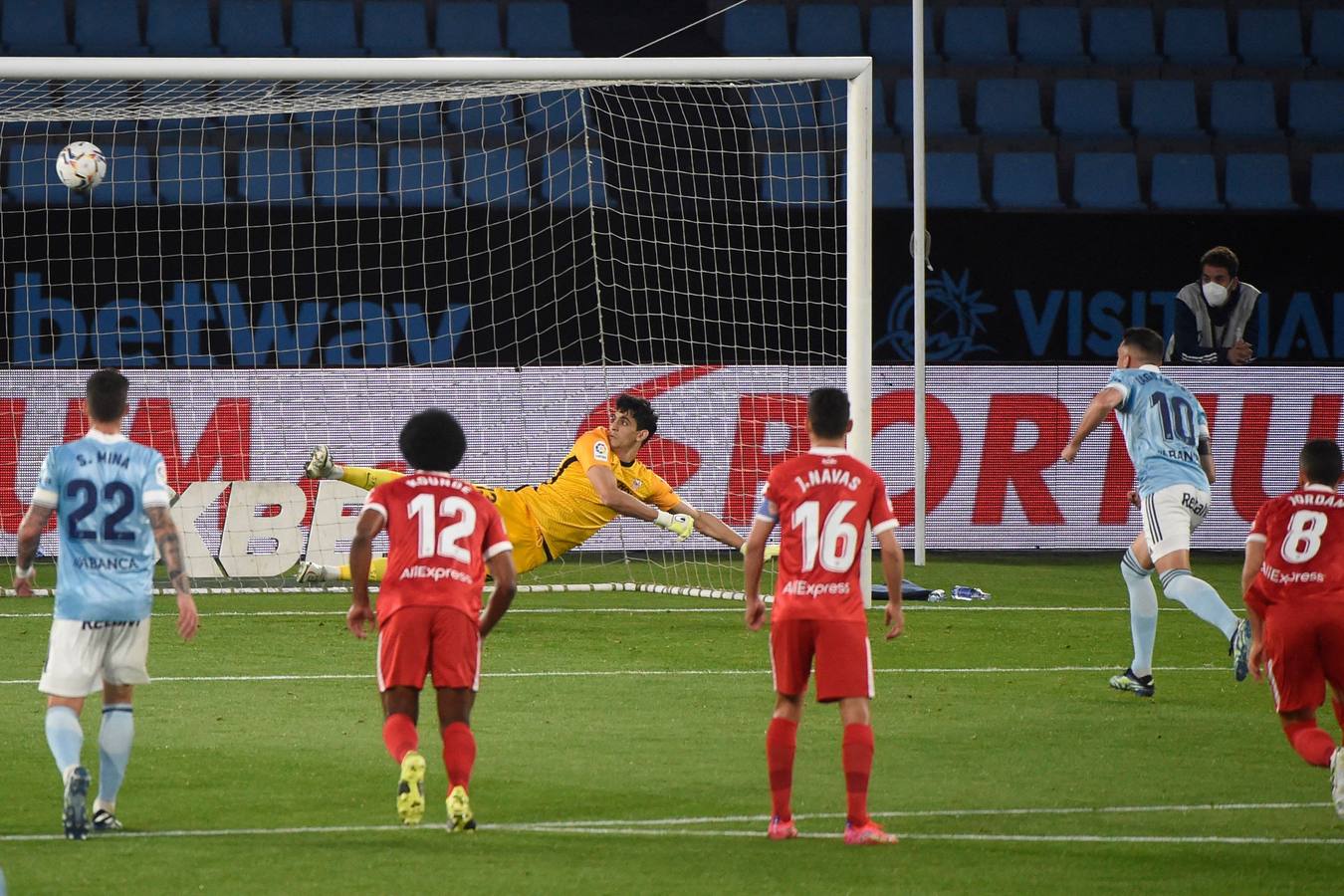 Partido entre el Celta y el Sevilla