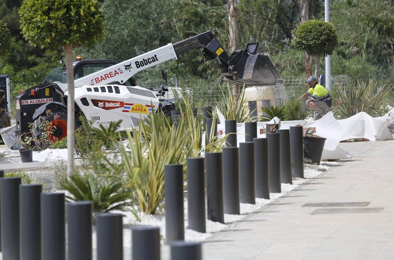 La obra del parque comercial Los Patios de Azahara de Córdoba, en imágenes