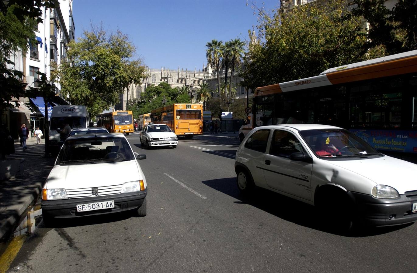 Quince años sin coches en la Avenida de la Constitución