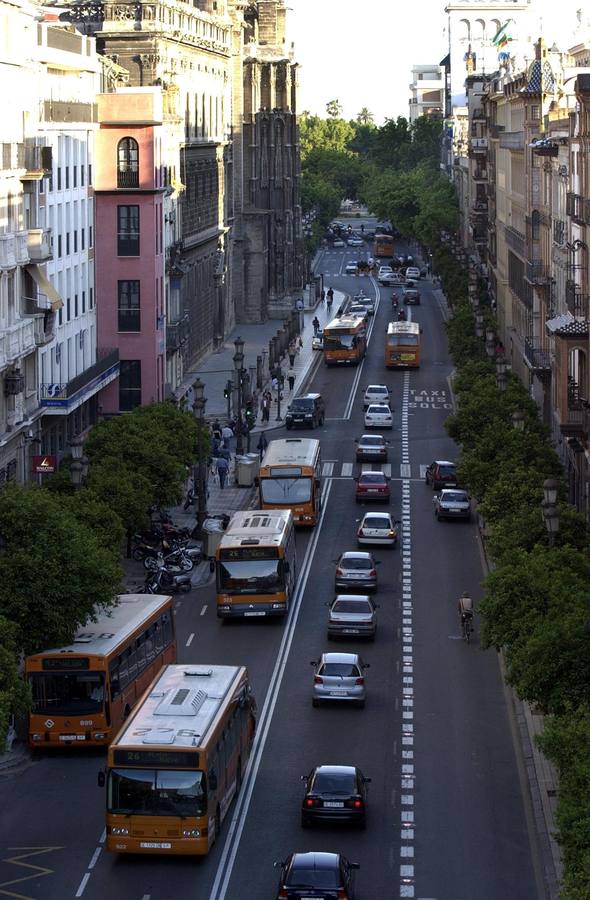 Quince años sin coches en la Avenida de la Constitución